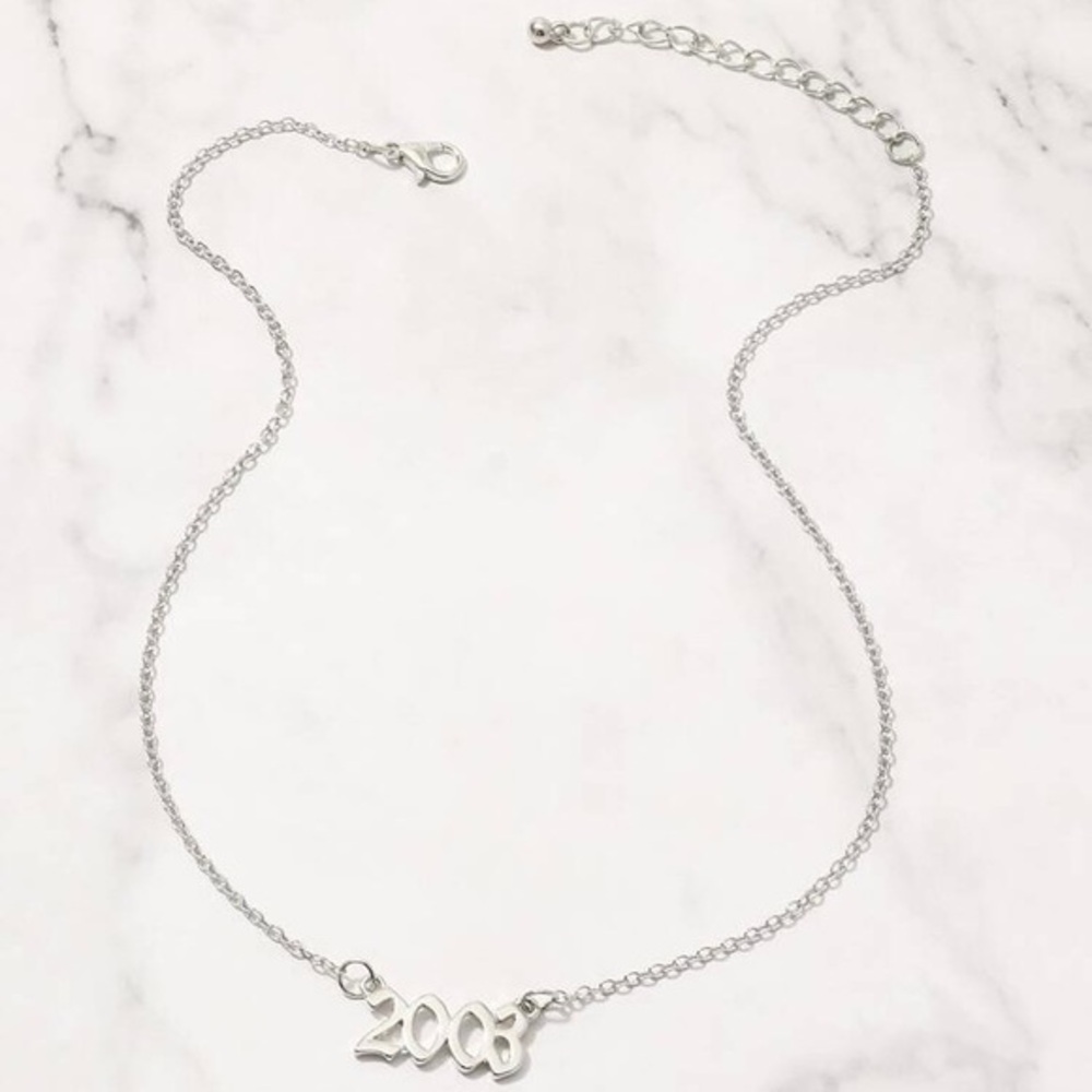 3/$30 🤍 Established “2003” Necklace
